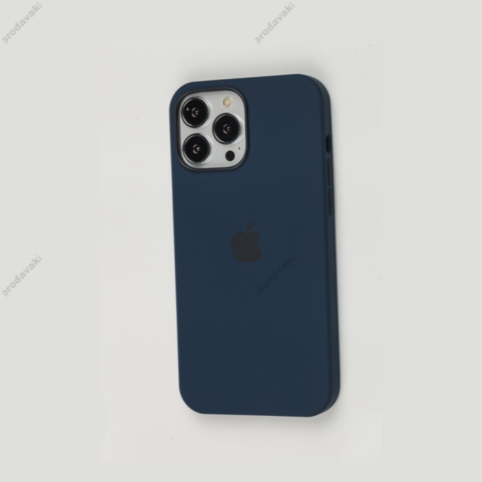 Чохол для iPhone 13 Pro Max MagSafe Silicone Full Size abyss blue