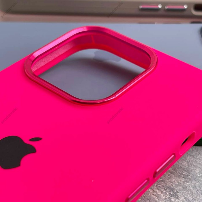 Чохол для iPhone 13 Pro Max Silicone case pink sand