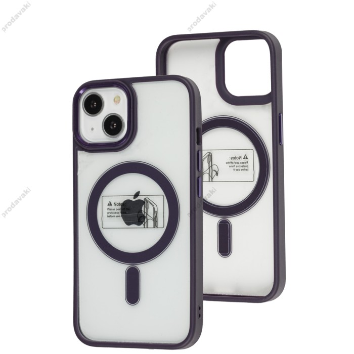Чохол для iPhone 13 Pro Max Metal Bezel MagSafe сірий