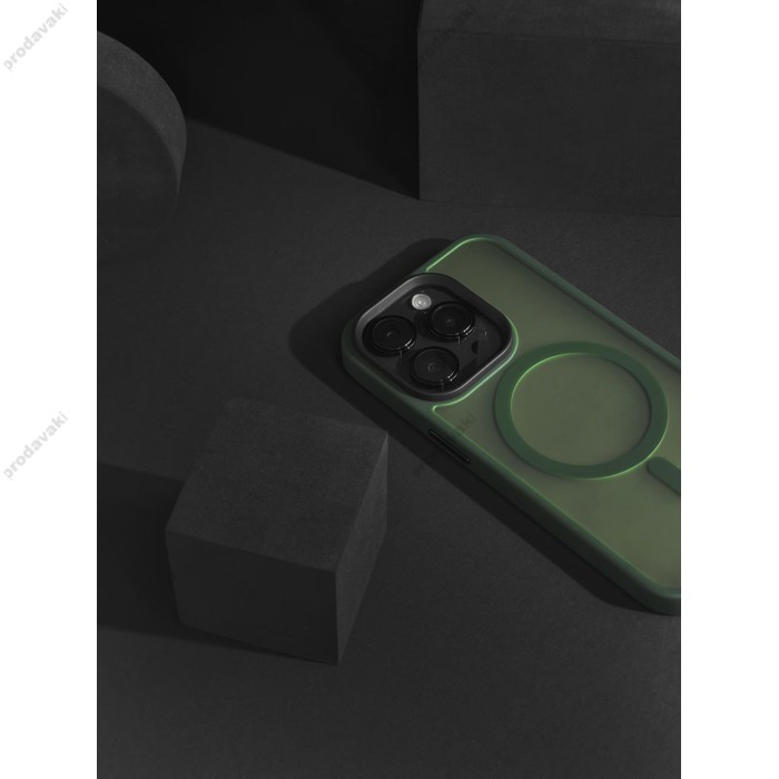 Чохол для iPhone 13 Pro Max WAVE Matte Insane MagSafe midnight blue
