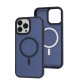 Чохол для iPhone 13 Pro Max WAVE Matte Insane MagSafe midnight blue