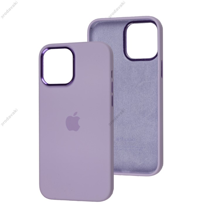 Чохол для iPhone 13 Pro Max Silicone case lilac