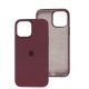 Чохол для iPhone 13 Pro Max Silicone Full бордовий / plum
