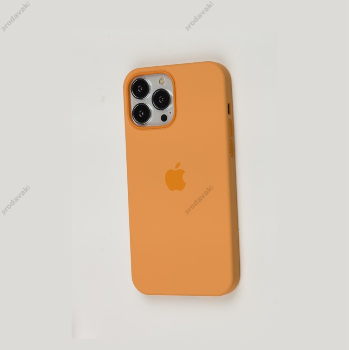 Чохол для iPhone 13 Pro Max MagSafe Silicone Full Size marigold