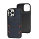 Чохол для iPhone 13 Pro Max MagSafe eco-leather + MagSafe popSocket midnighte blue