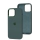 Чохол для iPhone 13 Pro Max Silicone case pine green