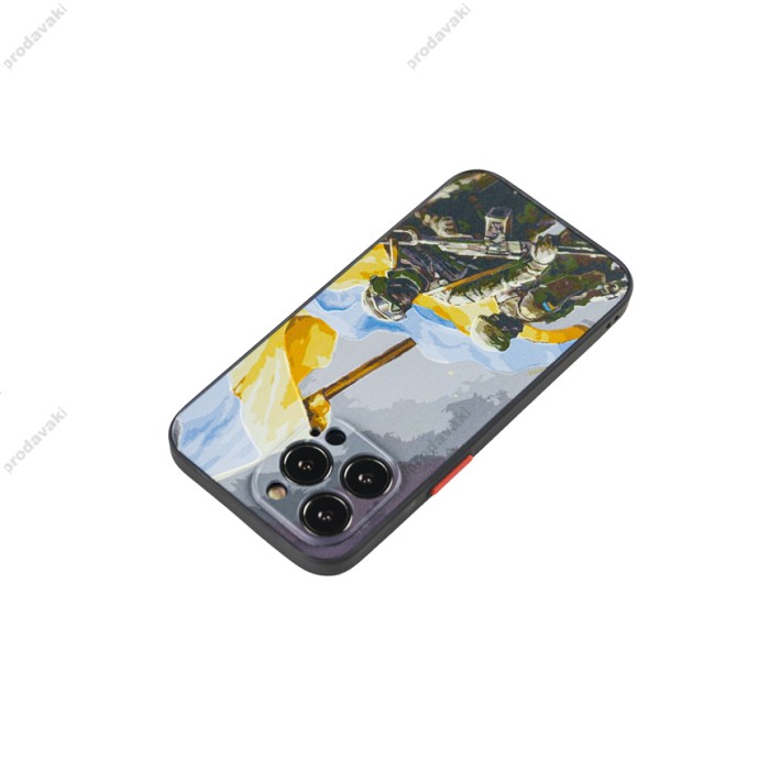 Чохол для iPhone 13 Pro WAVE Ukraine Shadow Matte warriors of light