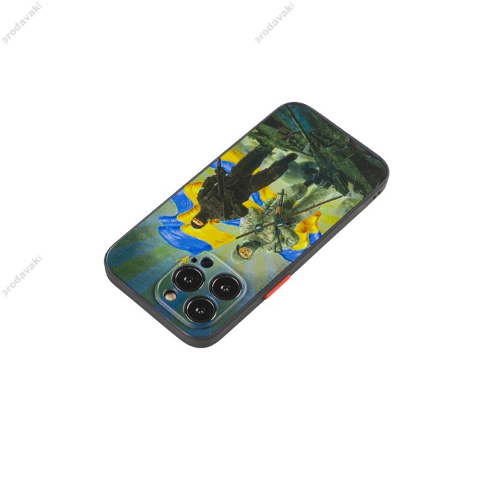 Чохол для iPhone 13 Pro WAVE Ukraine Shadow Matte to victory