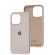Чохол для iPhone 13 Pro Square Full silicone chalk pink