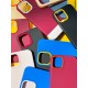 Чохол для iPhone 13 Bichromatic brown burgundy / yellow