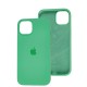 Чохол для iPhone 13 Silicone Full м'ятний / spearmint
