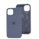 Чохол для iPhone 13 Silicone Full сірий / lavender grey