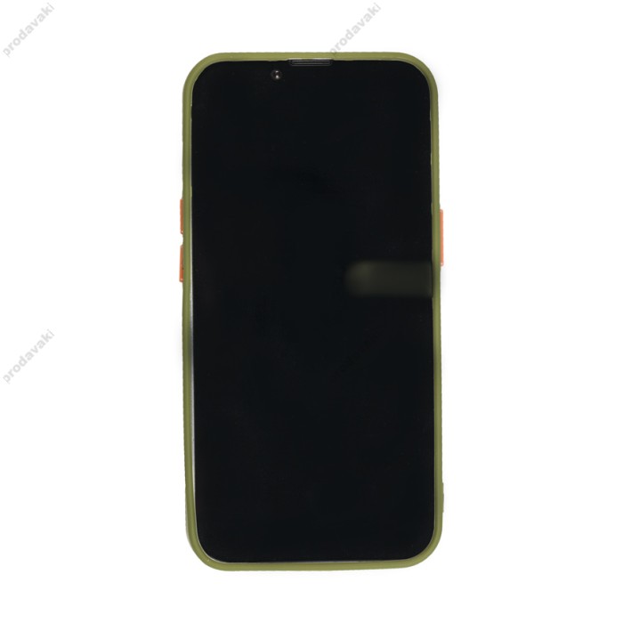 Чохол для iPhone 13 LikGus Totu camera protect зелений