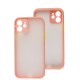 Чохол для iPhone 12 LikGus Totu camera protect рожевий