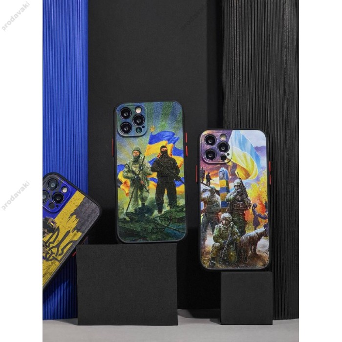 Чохол для iPhone 12 WAVE Ukraine Shadow Matte unbreakable