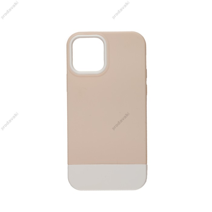 Чохол для iPhone 12 / 12 Pro Bichromatic grey-beige / white