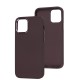 Чохол для iPhone 12 / 12 Pro Bonbon Metal style plum