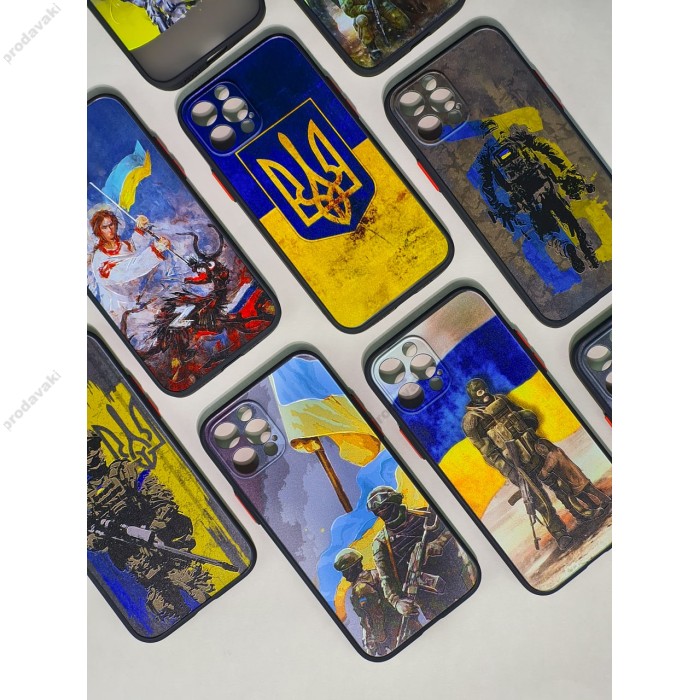 Чохол для iPhone 12 Pro WAVE Ukraine Shadow Matte to victory