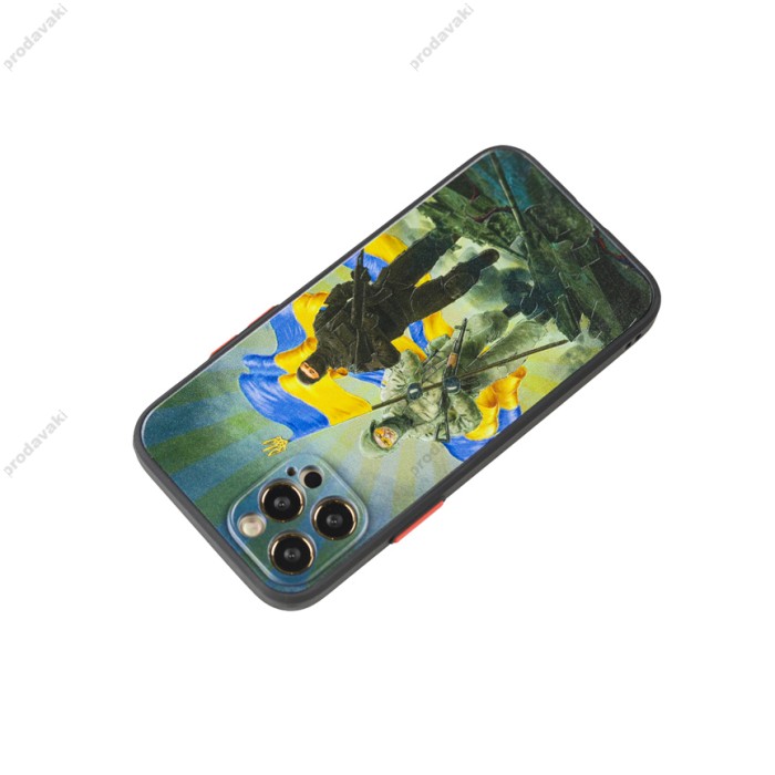 Чохол для iPhone 12 Pro WAVE Ukraine Shadow Matte to victory