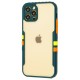 Чохол для iPhone 12 Pro Armor clear зелений