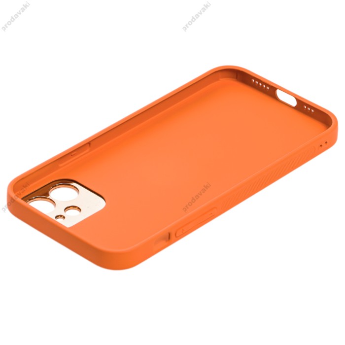 Чохол для iPhone 12 Leather Xshield apricot