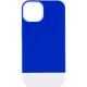 Чохол для iPhone 12/12 Pro Bichromatic navy blue/white