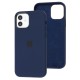 Чохол для iPhone 12 / 12 Pro Full Silicone case deep navy