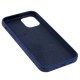 Чохол для iPhone 12/12 Pro Silicone Full синій / deep navy