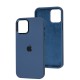 Чохол для iPhone 12 / 12 Pro New silicone case navy blue
