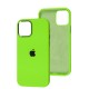 Чохол для iPhone 12 / 12 Pro New silicone case shiny green
