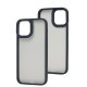 Чохол для iPhone 12 / 12 Pro Totu Q series dark gray