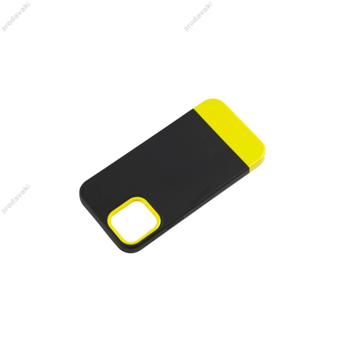 Чохол для iPhone 12 / 12 Pro Bichromatic black / yellow