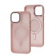 Чохол для iPhone 12 / 12 Pro Space color MagSafe рожевий