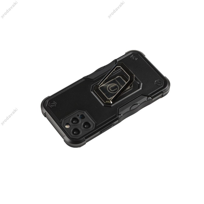 Чохол для iPhone 12 Pro Armor Magnet Ring чорний