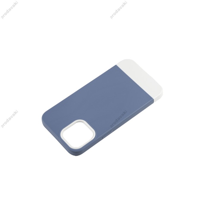 Чохол для iPhone 12 Pro Max Bichromatic blue/white