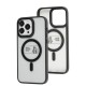 Чохол для iPhone 12 Pro Max Metal Bezel MagSafe синій