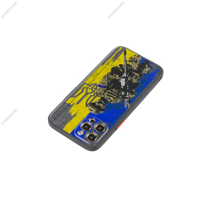 Чохол для iPhone 12 Max WAVE Ukraine Shadow Matte courageous