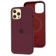 Чохол для iPhone 12 Pro Max MagSafe Silicone Full Size plum