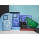 Чохол для iPhone 12 Pro Max WAVE Matte Colorful MagSafe red