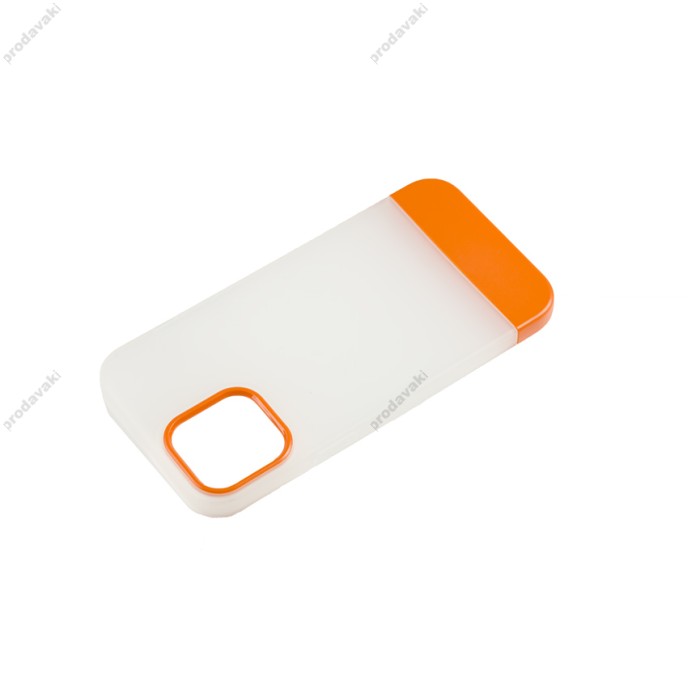 Чохол для iPhone 12 Pro Max Bichromatic matte/orange
