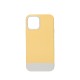 Чохол для iPhone 12 Pro Max Bichromatic creamy-yellow/white