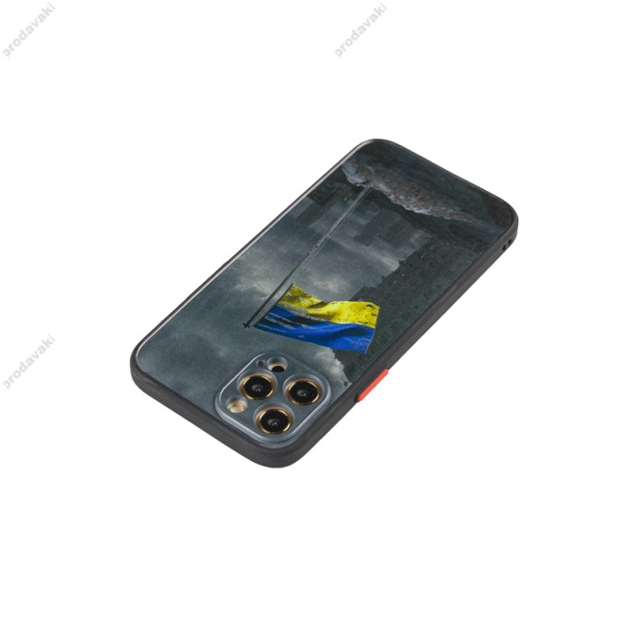 Чохол для iPhone 12 Max WAVE Ukraine Shadow Matte unbreakable