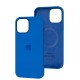 Чохол для iPhone 12 Pro Max MagSafe Silicone Full Size capri blue