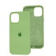 Чохол для iPhone 12 Pro Max Silicone Full м'ятний / mint