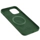 Чохол для iPhone 12 Pro Max MagSafe Silicone Full Size cyprus green