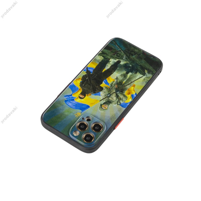 Чохол для iPhone 12 Max WAVE Ukraine Shadow Matte to victory