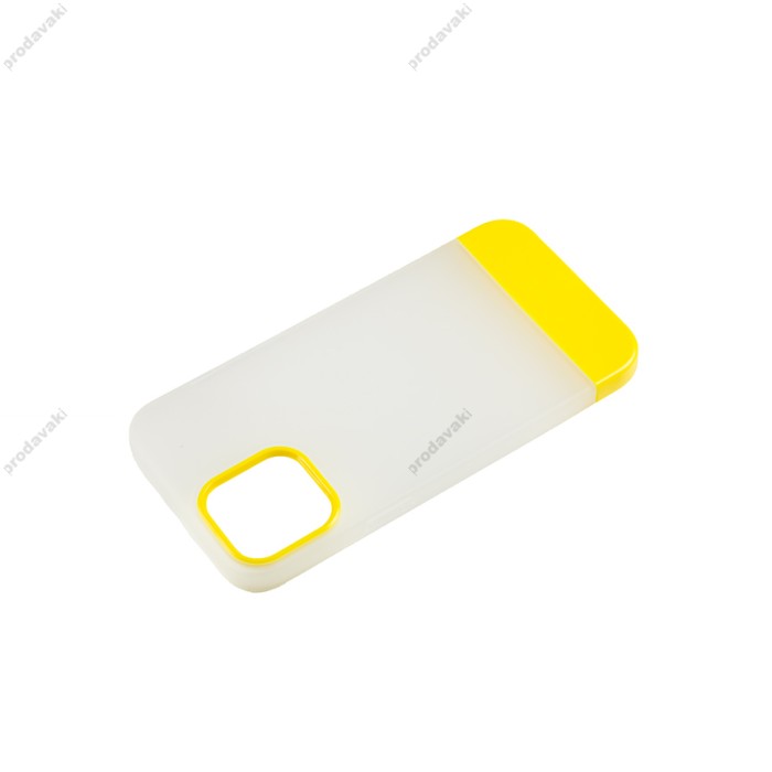 Чохол для iPhone 12 Pro Max Bichromatic matte/yellow