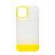 Чохол для iPhone 12 Pro Max Bichromatic matte/yellow
