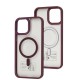 Чохол для iPhone 12 Pro Max WAVE Ardor MagSafe bordo