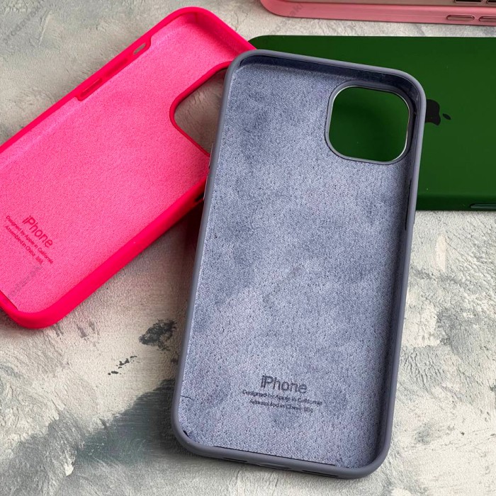 Чохол для iPhone 12 / 12 Pro New silicone case dark gray
